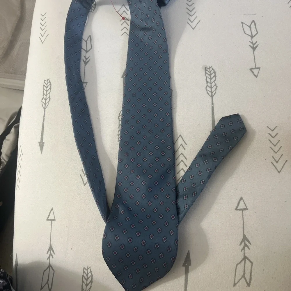 Egon VonFunstenherp Necktie Silk‎ Italian Fabric Foulard 3.25x58